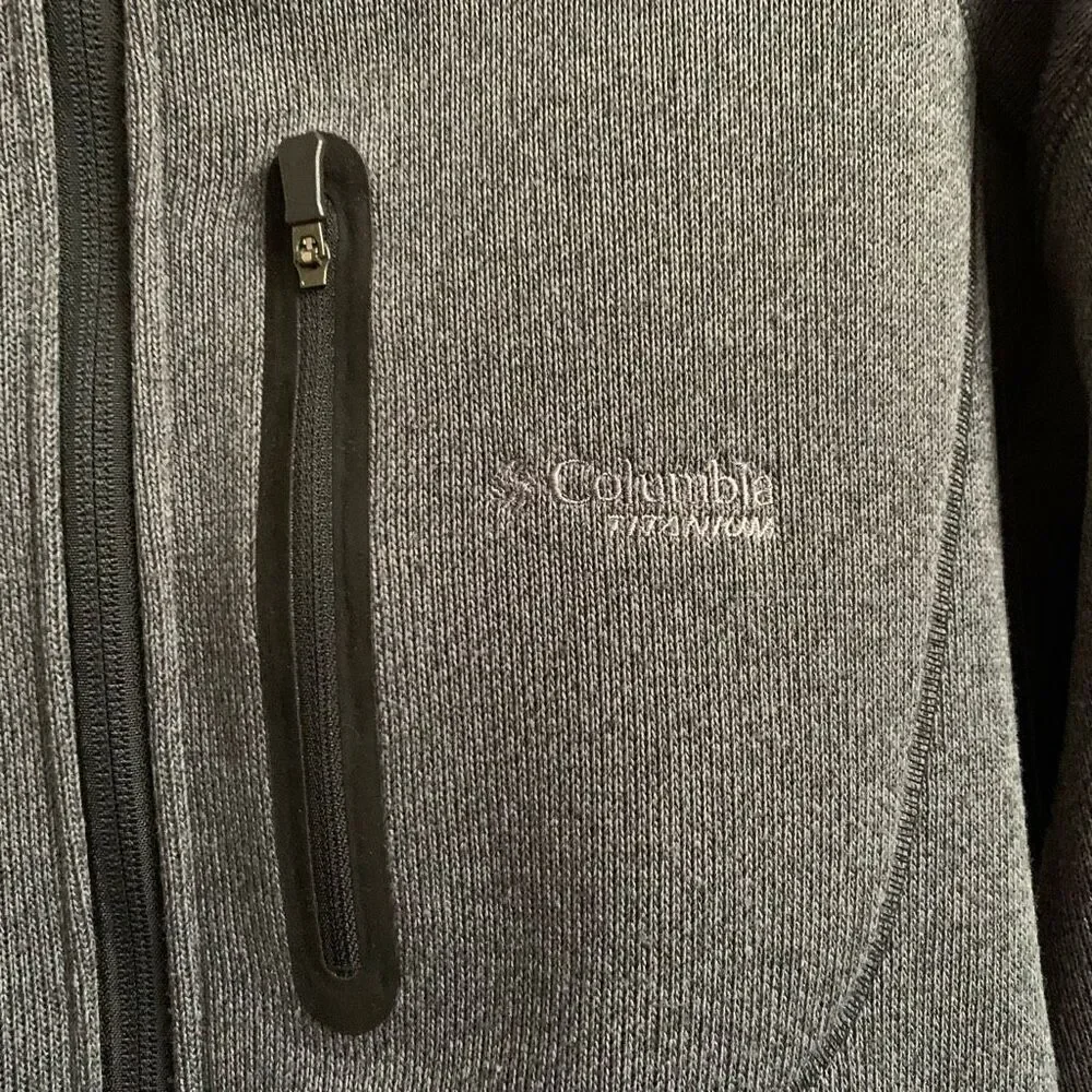 Columbia mens titanium fleece jacket